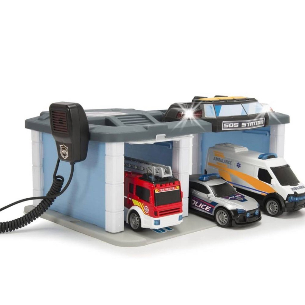 ♦️สินค้า​มือสอง​♦️ DICKIE TOYS Rescue Station (ฉากเปล่า)​