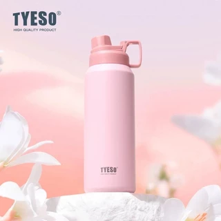 TYESO กระบอกเก็บความเย็น ใส่ได้ร้อน&เย็น SUS304 ขนาด 750ml 900ml 1200ml 1500ml เก็บอุณหภูมิได้ยาวนาน