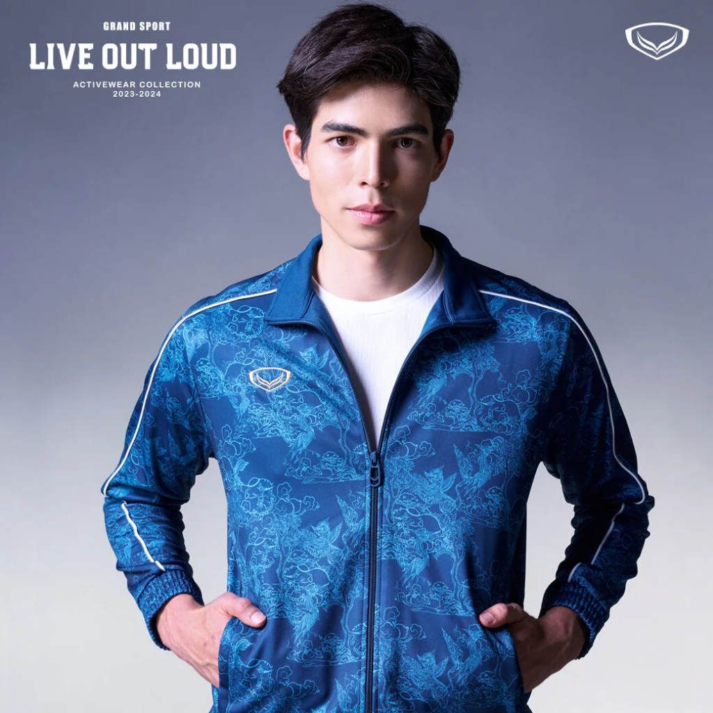 Grand Sport เสื้อวอร์มพิมพ์ไดเร็กไหล่ รหัส 016-384 SC*25/3