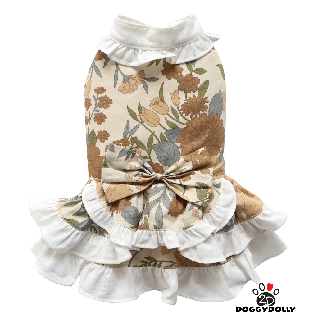 Bigdog -Pet cloths -Doggydolly ชุดกระโปรง ไซส์หมาใหญ่ ชุดหมาใหญ่  โกลเด้น บางแก้ว ลาบาร์ดอร์  11-45โล BD-D865