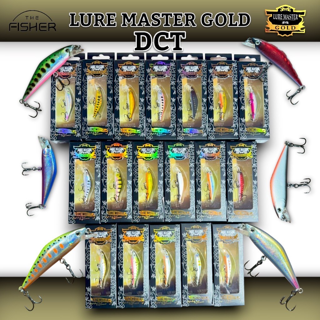 A12 LURE MASTER GOLD เหยื่อปลั๊ก(Sinking) รุ่น DCT