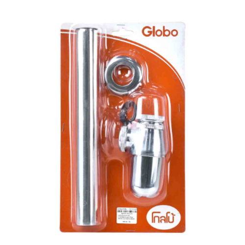 ท่อน้ำทิ้งกระปุก GLOBO GA-02-112-50 โครเมี่ยม
