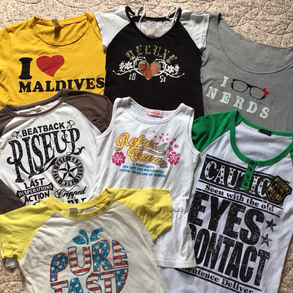 [update 13sep]เสื้อผ้ามือสอง downtown baby-t y2k