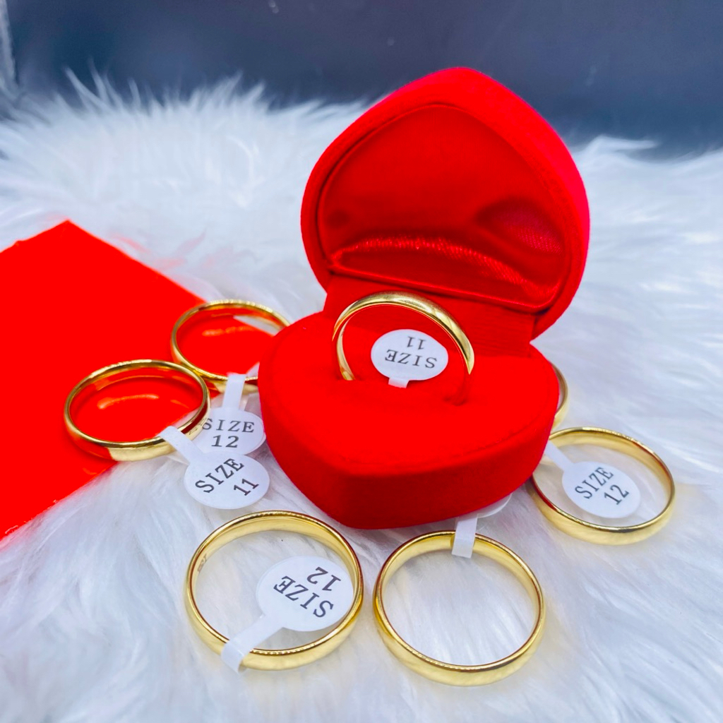 แหวนปลอกมีด แหวนเกลี้ยง ไม่ลอกไม่ดำใส่ทั้งชาติก็ไม่ลอก เป็นงาน 18 k