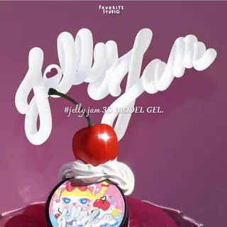 เจลใสปั้นนูนด้วยพู่กัน Jelly Jam 3D Model gel แบบกระปุก 15ก. ผสมสีเจลหรือผงกลิ๊ตเตอร์แต่งเล็บได้