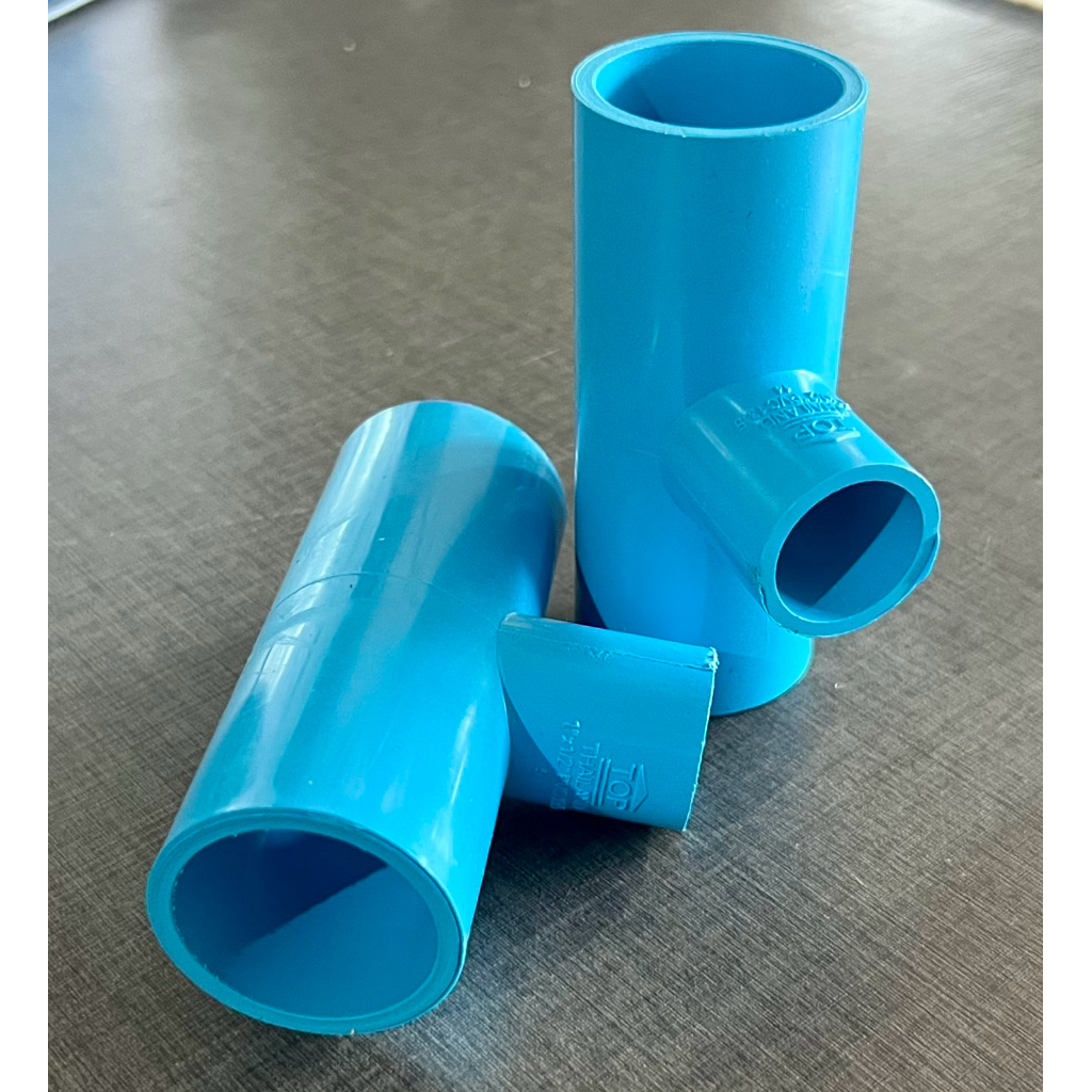 (แพ็ค30/40/70ตัว) 1นิ้ว ลด 4หุน ตราTOP ข้อต่อสามทางลดหนา สามตาลด PVC