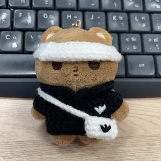 🧶หมวกเชอรี่ หมวกเกี๊ยว ตุ๊กตาjjonini ตุ๊กตาจงอิน(ไค) ตุ๊กตา K-POP ตุ๊กตาEXO ตุ๊กตา 10 CM หมวกตุ๊กตาไหมพรม นุ่มนิ่ม ✨✨