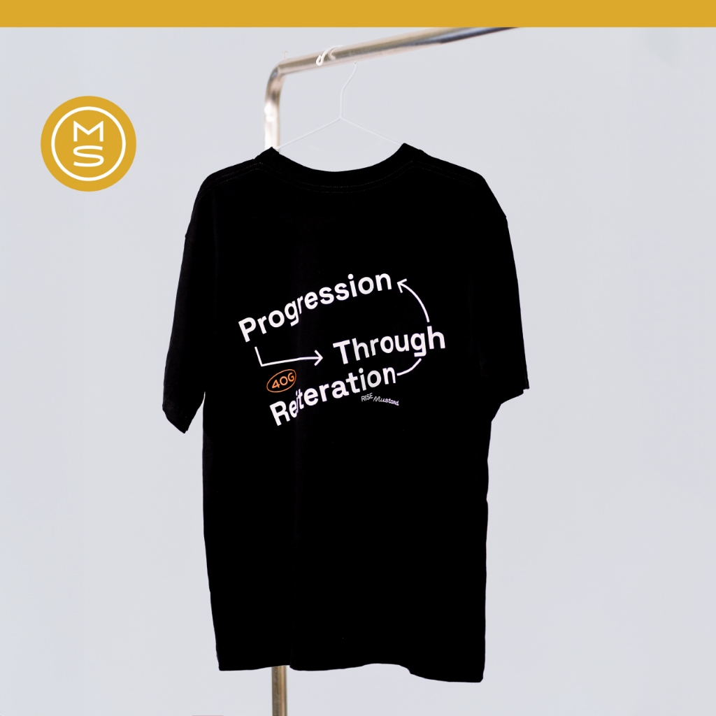 Mustard x RISE Coffee 40G Tee | เสื้อยืด ผ้านุ่มพิเศษ