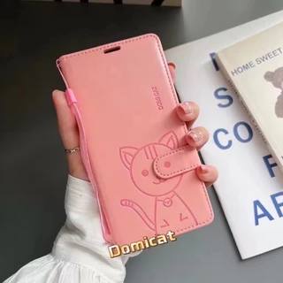 เคส ฝาพับหนัง ล็อคได้ สำหรับ OPPO A6T A6X A6 A6C a6s A5X A5PRO A6PRO A5i A3X A3 เสียบบัตรได้ แม่เหล็ก ตั้งได้ domicat