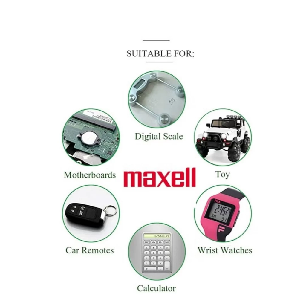 ถ่านกระดุม MAXELL รุ่น LR44 LR41 LR43 LR1130 บรรจุ 10 ก้อน thumbnail 6