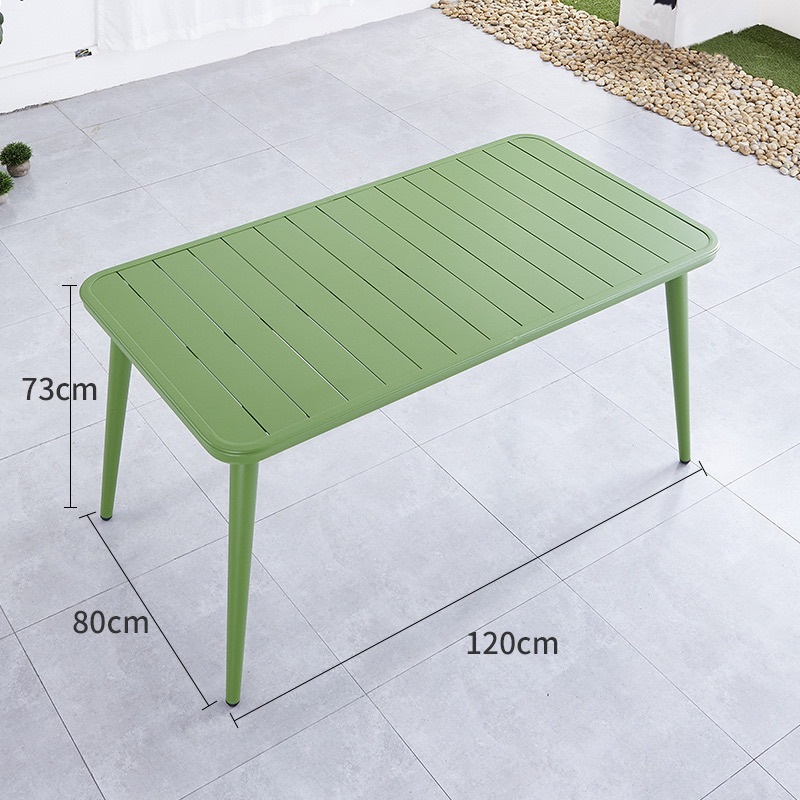 120 cm aluminum plate table (ABS-07)