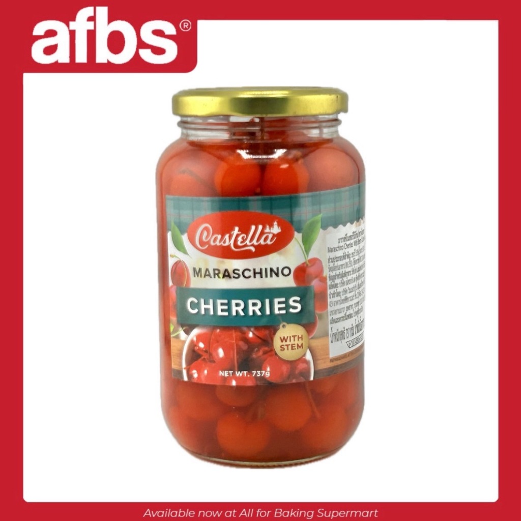 SUPERMART Castella Maraschino Cherries 737 g.#1113164