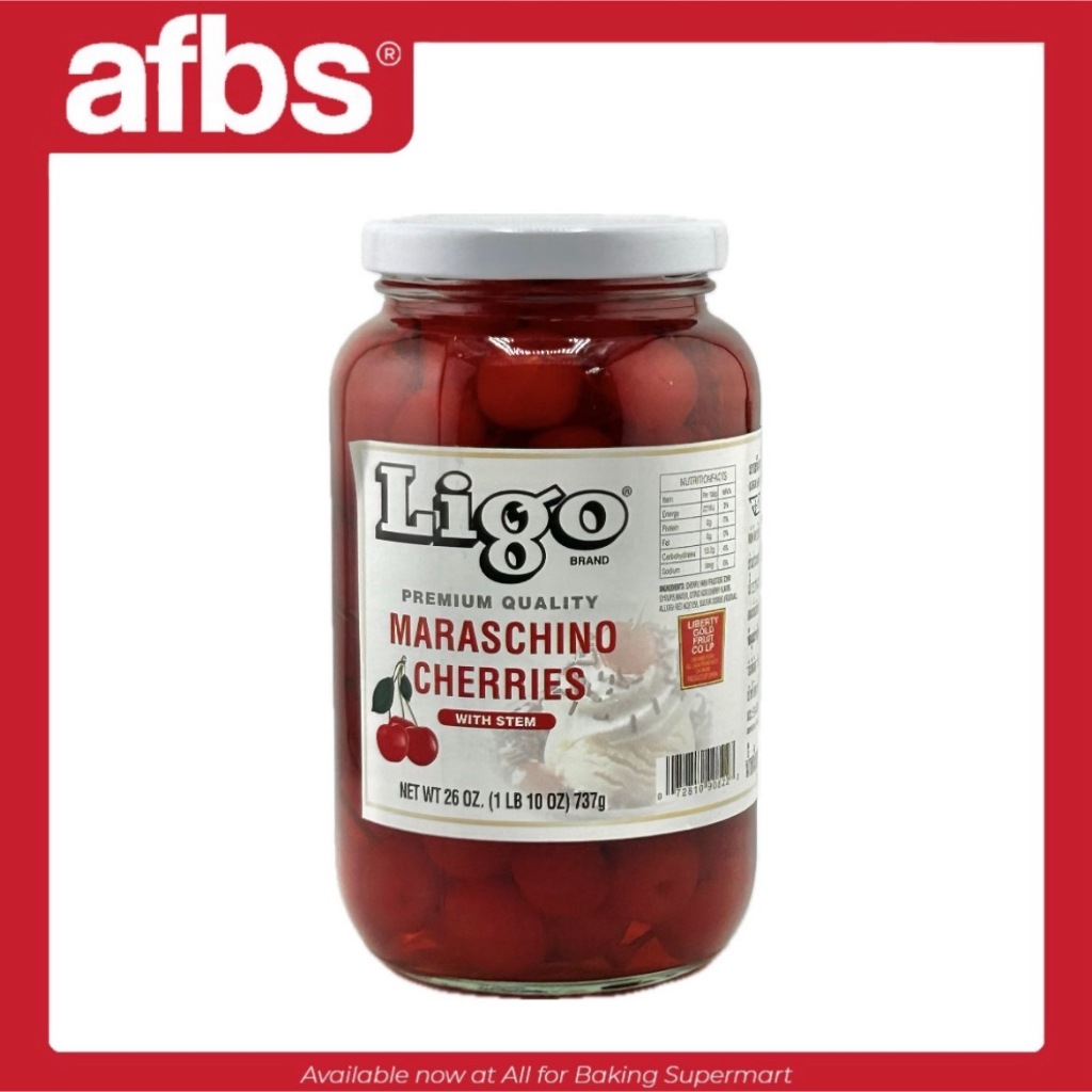 SUPERMART Ligo Maraschino Cherries 737 g.#1113147