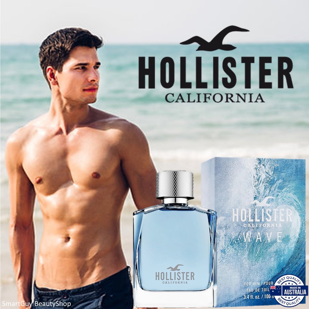 Hollister California Wave For Him Eau De Toilette 100ml น้ำหอมผู้ชายกลิ่นหอมเย็นสดชื่นสุดคูลสินค้านำ