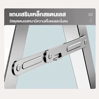 BA ราวแขวนผ้ามีล้อ 3 เสา พับเก็บได้ X Drying Rackพับเก็บง่าย ยืดหดได้ราวแขวนผ้าสแตนเลส 304 ราวแขวนผ้ายืดหดได้