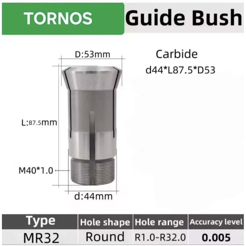 ■GUIDE BUSH  ■TORNOS CNC