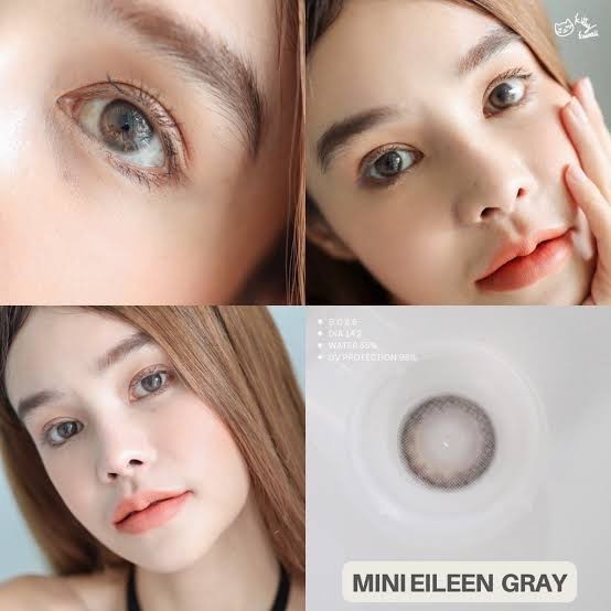 (ขายเหมาถูกๆ) mini Eileen Gray คอนแทคเลนส์ Kitty Kawaii
