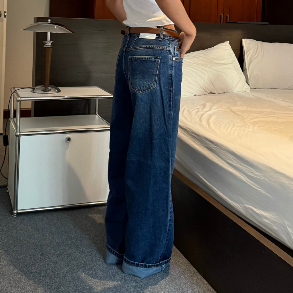 [ PAPADON’TCRY ] – Baggy Jeans กางเกงยีนส์เอวสูง