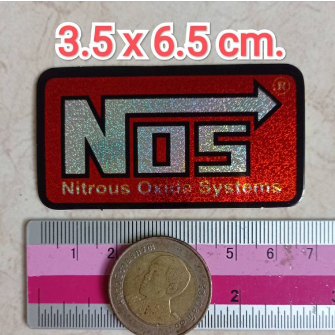 1แผ่น สติ๊กเกอร์ฟอยล์ ขนาด3.5x6.5cm. NOS รุ้งสะท้อนแสง วิ้งๆ สวยมาก แต่งรถ ทนแดด กันน้ำ