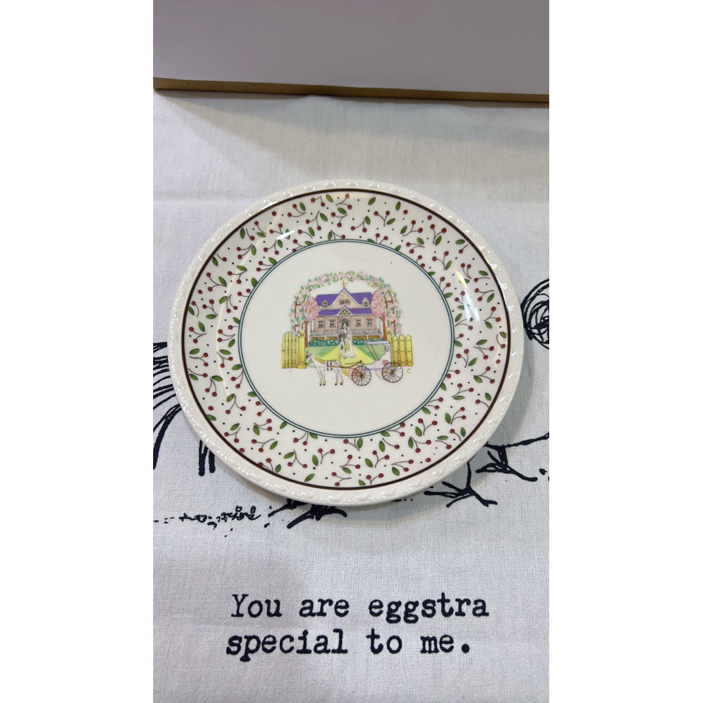 จาน NIKKO ญี่ปุ่น set 3ใบ ไม่มีตำหนิงานสวย