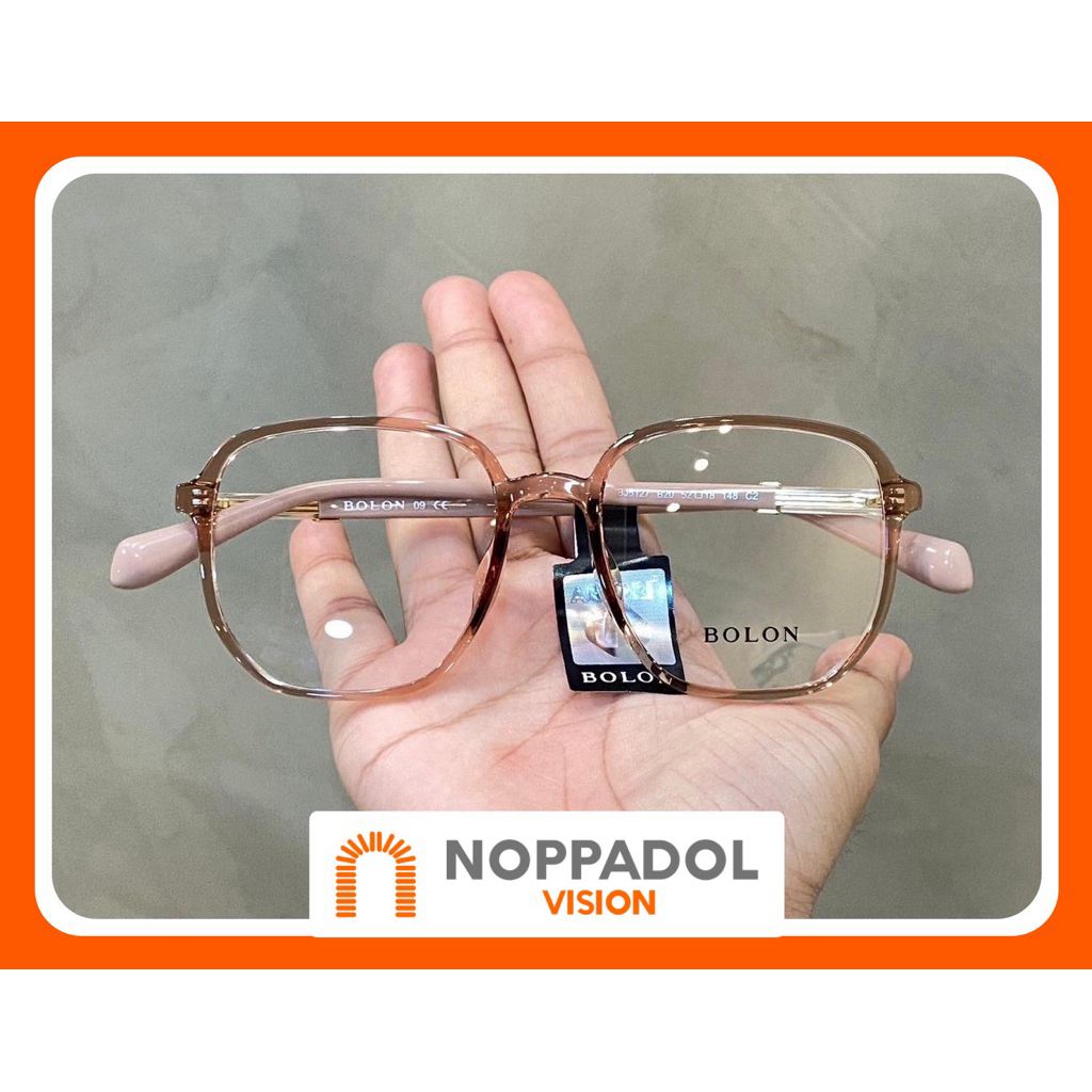 กรอบแว่นตาแบรนด์ Bolon BJ5127 สั่งตัด สายตา สั้น-ยาว ได้ค่ะ [นพดลวิชั่น]🧡🙏🏻🇹🇭