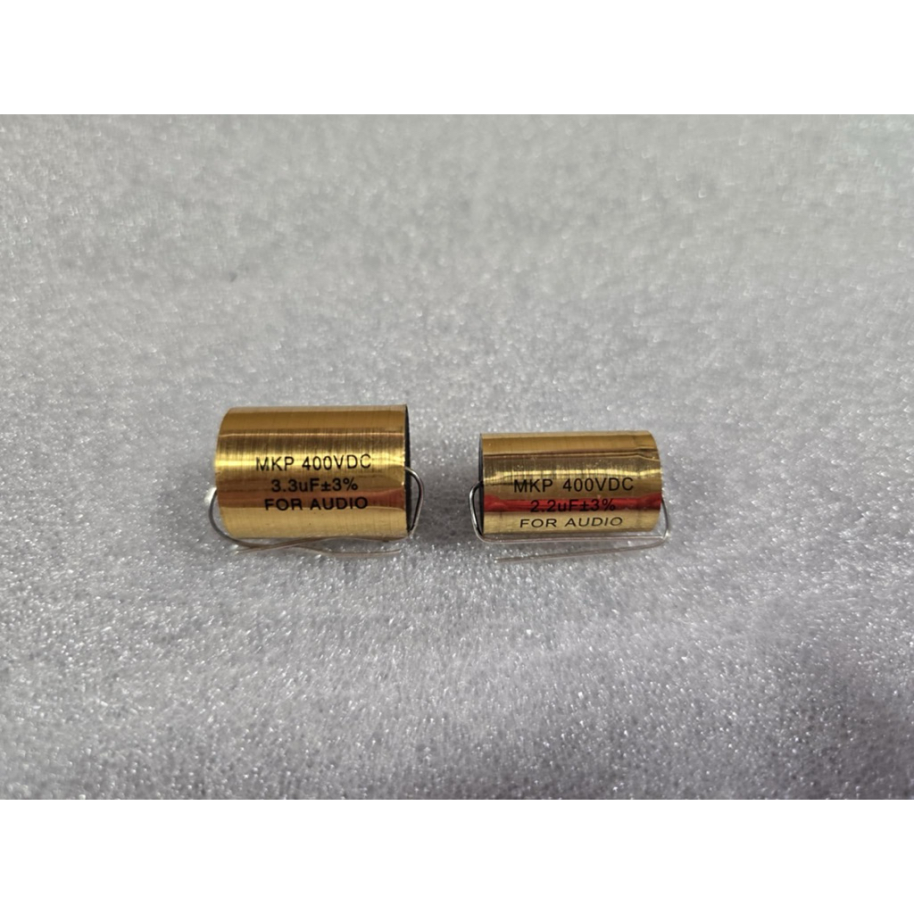 MKP FOR AUDIO cเสียงแหลม 2.2uf 3.3uF 400V 2.2 3.3 C ซีเสียงแหลม ซีเสียงแหลมโม hi.cap ตัวcเสียงแหลม