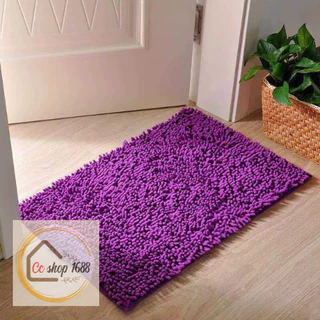 พรมเช็ดเท้านาโนตัวหนอน ดักฝุ่น/ทราย【 ขนาด 40 × 60 cm.】รุ่นบาง ซับน้ำดีเยี่ยม พรมแต่งห้อง พรมเช็ดห้องน้ำ พรมปูพื้น ฯลฯ