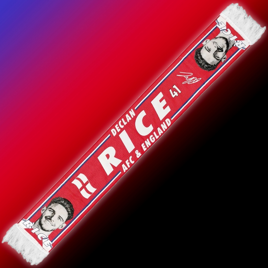 ผ้าพันคองานแฟนเมด Arsenal - Declan Rice 24/25