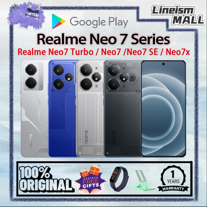 Realme Neo7 Turbo Dimensity 9300+ | 7200mAh 100W Fast Charging | Dual SIM Realme AI Phone Realme Neo