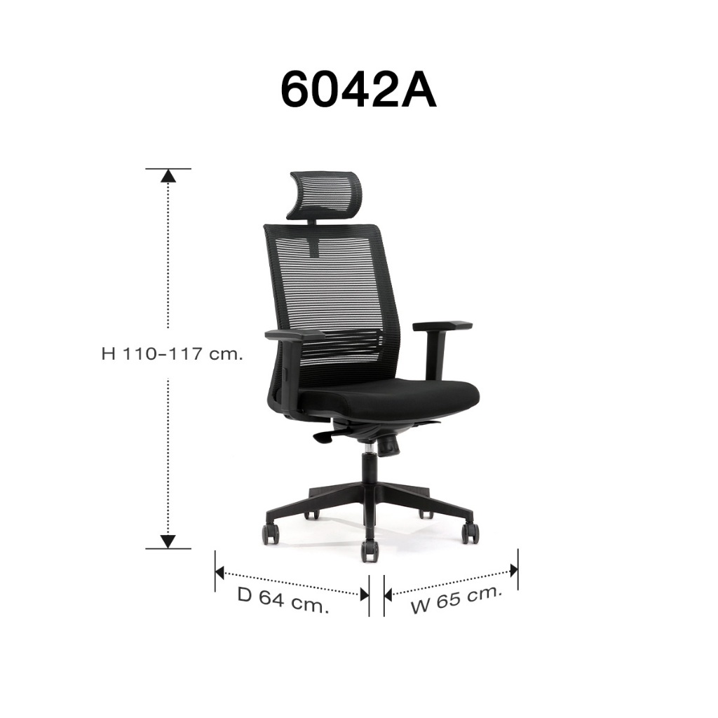 Perfect รุ่น 6042A และ 6042B เก้าอี้เพื่อสุขภาพ Ergonomic รูปที่ 2
