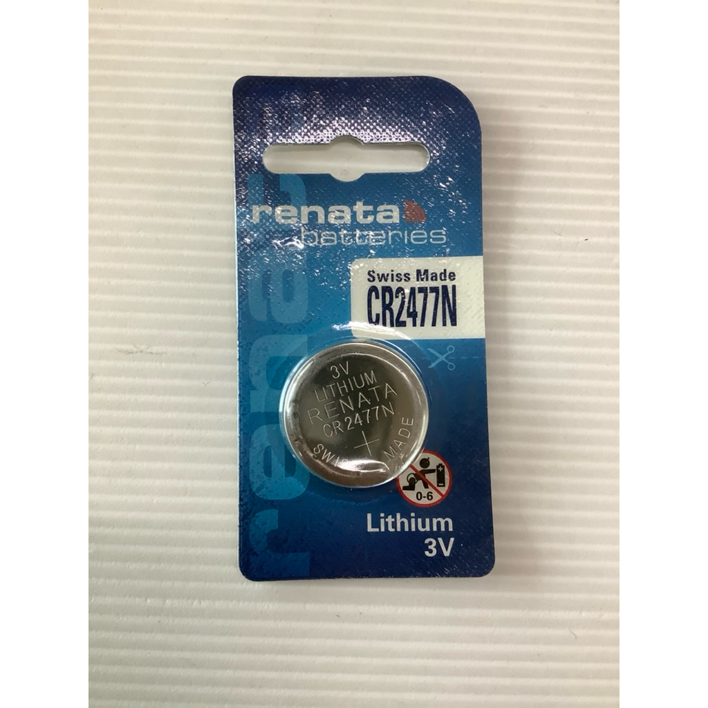 ถ่านกระดุม RENATA CR2477N,LITHIUM 3V,MADEIN SWITZERLANEL,ออกใบกำกับได้