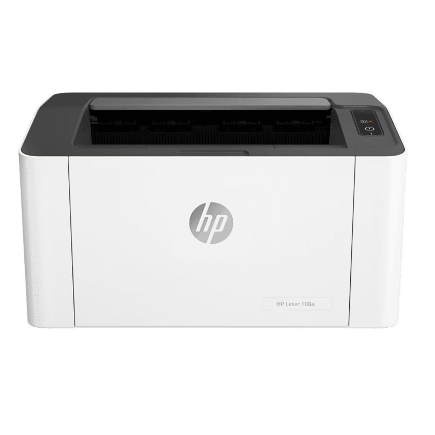 HP Laser 108A (4ZB79A) Printer ปริ้นเตอร์ ใช้กับหมึกรุ่น (W1110A) รับประกันศูนย์ มีหมึกเเท้พร้อมใช้
