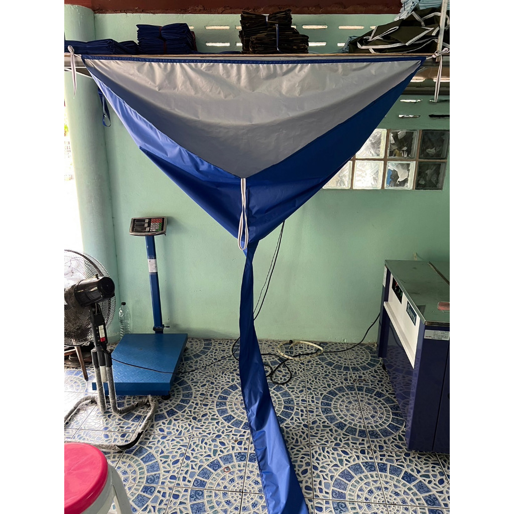 ผ้าใบล้างแอร์ รุ่นกันน้ำ 1.5 x 2.2 M กันน้ำ100%