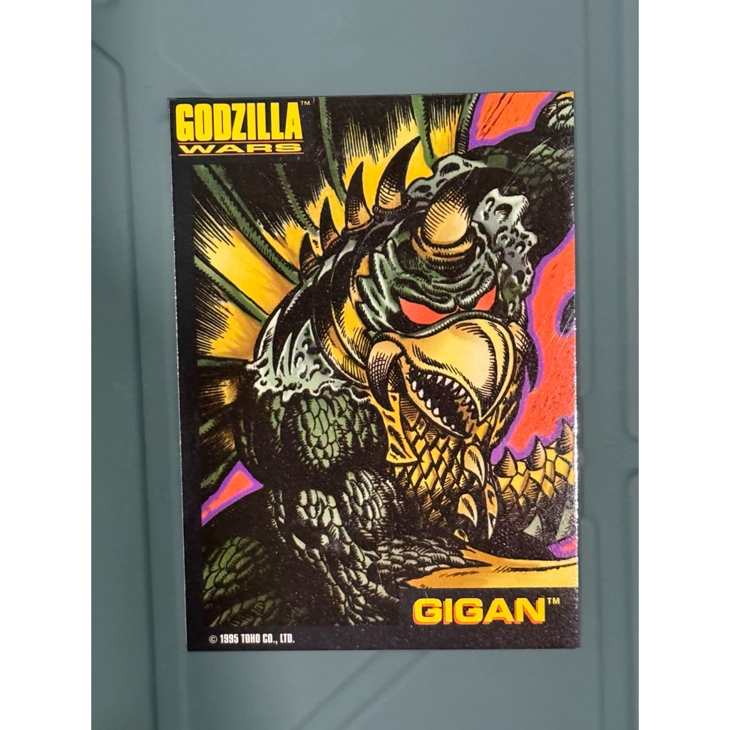 GODZILLA WARS CARD #3 Gigan  TRENDMASTERS TOY INSERT CARD TOHO 1995