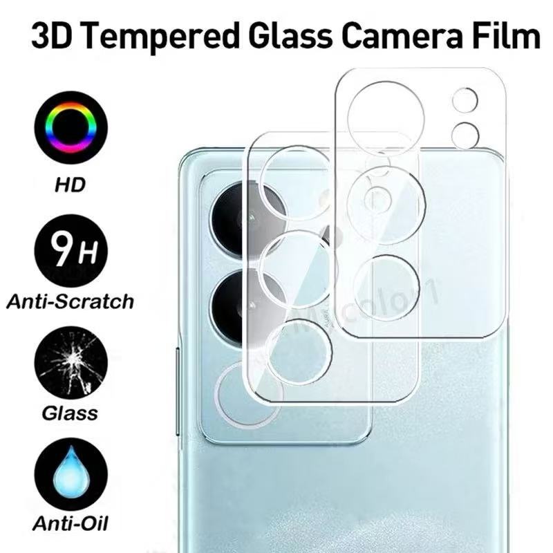 ฟิล์มครอบกระจกกล้อง 3D ฟิล์มกระจกเลนส์กล้อง สำหรับ Vivo Y35 Y22 Y22S  V25 Y02S