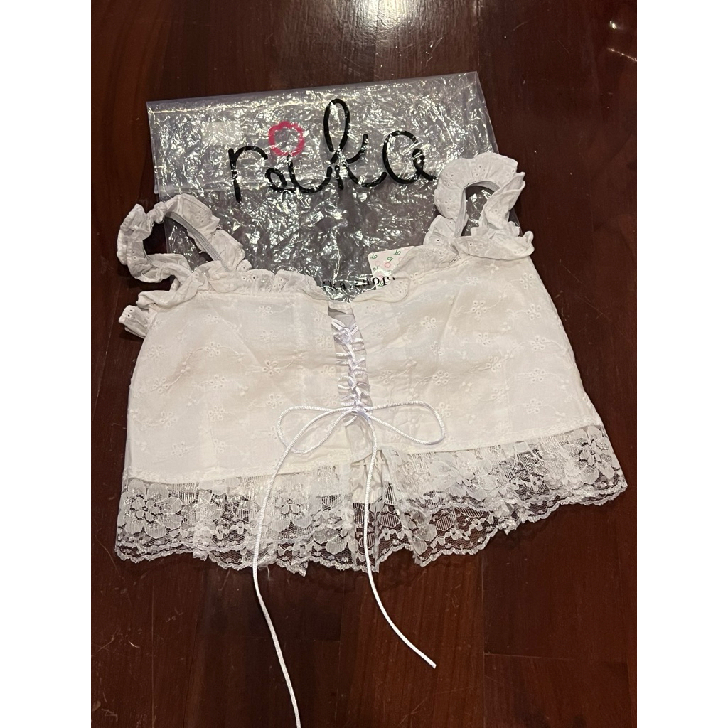 สายเดี่ยวตกแต่งลูกไม้ rika shop