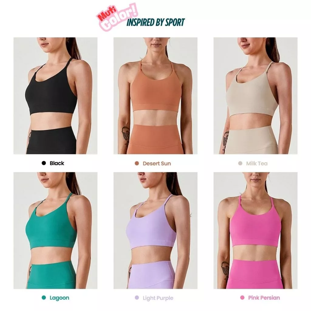 สปอร์ตบรา สายคล้องสามเหลี่ยม ฟองน้ำถอดได้ Nuls fabric WX1411 thumbnail 9