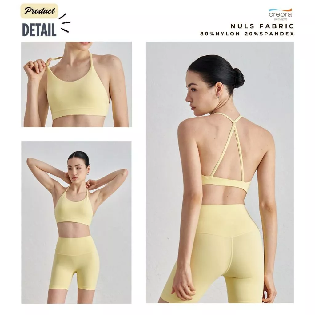 สปอร์ตบรา สายคล้องสามเหลี่ยม ฟองน้ำถอดได้ Nuls fabric WX1411 thumbnail 7