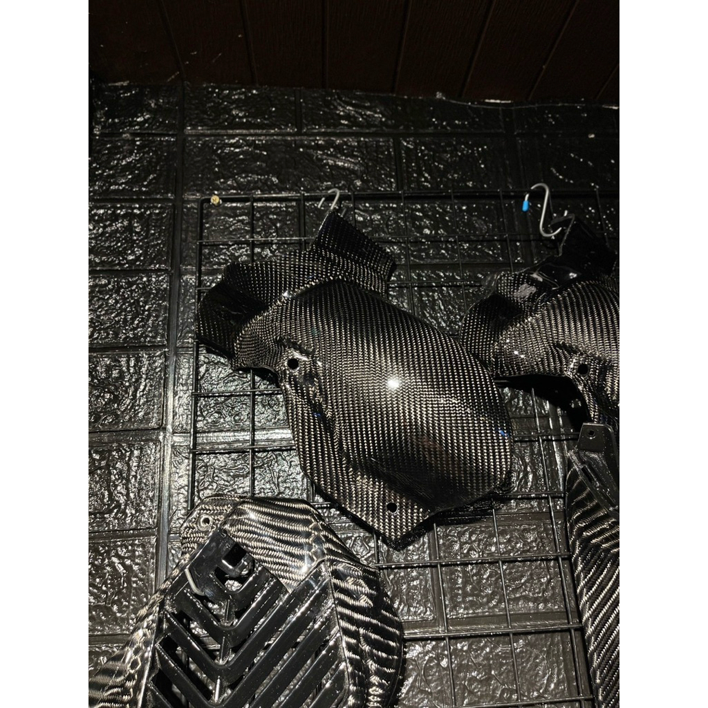 กันดีด Giorno125 ผ้าแท้ลาย2 รับประกัน1ปี งานPJcarbon