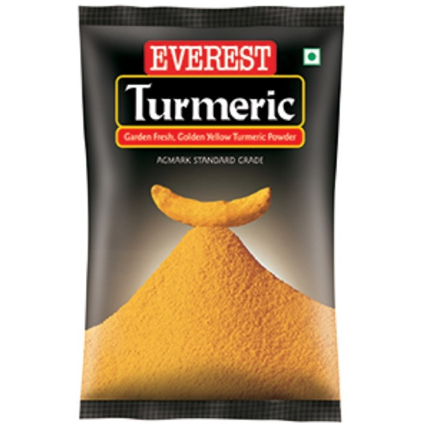 ขมิ้นผง อินเดีย Turmeric Powder 100% Everest and Aachi Masala Powder -