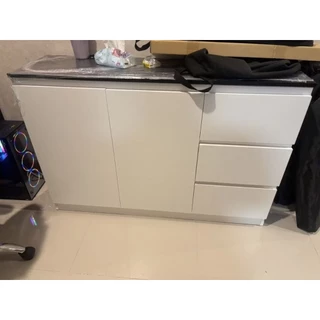 เค้าเตอร์พับนอก2ประตู3ลิ้นชัก 35x120x80cm