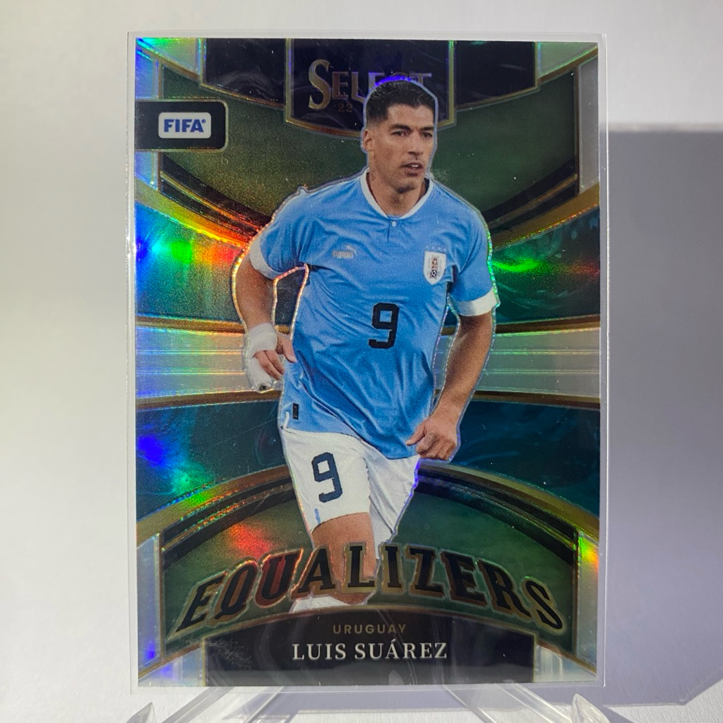 รวมการ์ดนักฟุตบอลสำหรับสะสม  LUIS SUAREZ, (PRIZM), URUGUAY, EQUALIZERS, PANINI SELECT 2023