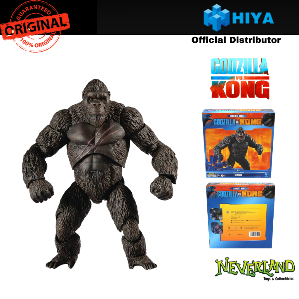 (Hiya Toys) Godzilla vs. Kong: Kong Exquisite Basic Series Action Figure