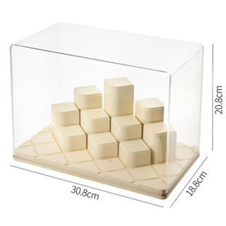 ตู้โชว์โมเดล crybaby powerpuff กล่องใส่โมเดล กล่องใสพร้อมขาต…