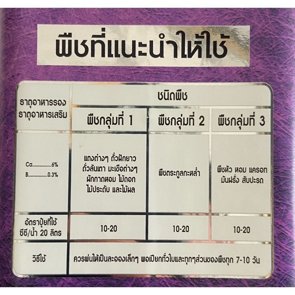 Zenmax , Vamax , Cabmac , Bionax อะมิโน รวม , ปุ๋ยน้ำ สูตรรวม , สารจับใบ  โปร 1 แถม 1 - รูปที่ 3