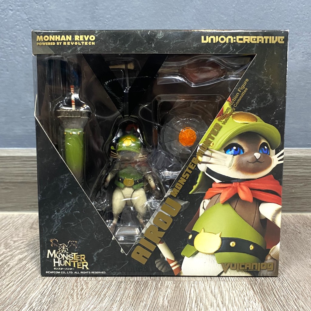 Kaiyodo Revoltech Vulcanlog - Otomo Airou - Monster Hunter  (มีสินค้าพร้อมส่ง) มือ1-แท้ลิขสิทธิ์