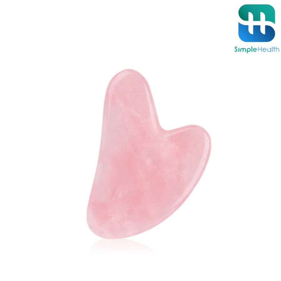 Simple health TH หินกัวซา หยกนวดหน้าแท้ 100% หยกนวดหน้า Gua sha กระชับรูขุมขน ลดริ้วรอย