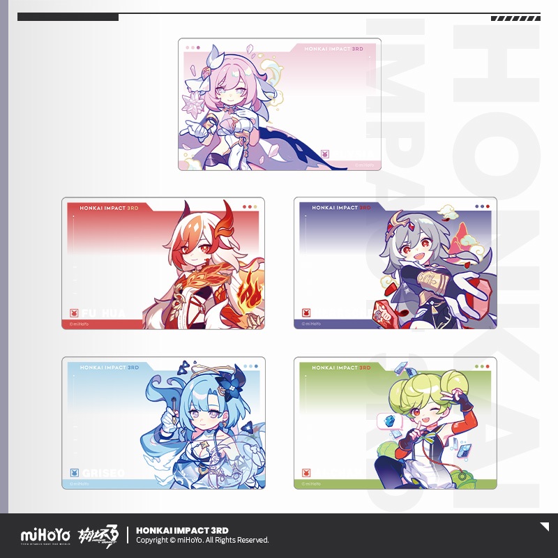 [ พร้อมส่ง / Official ] Honkai Impact 3rd Clear Card PET - Lucky Life Vol.2 ฮงไค อิมแพค HI3 การ์ด ใส