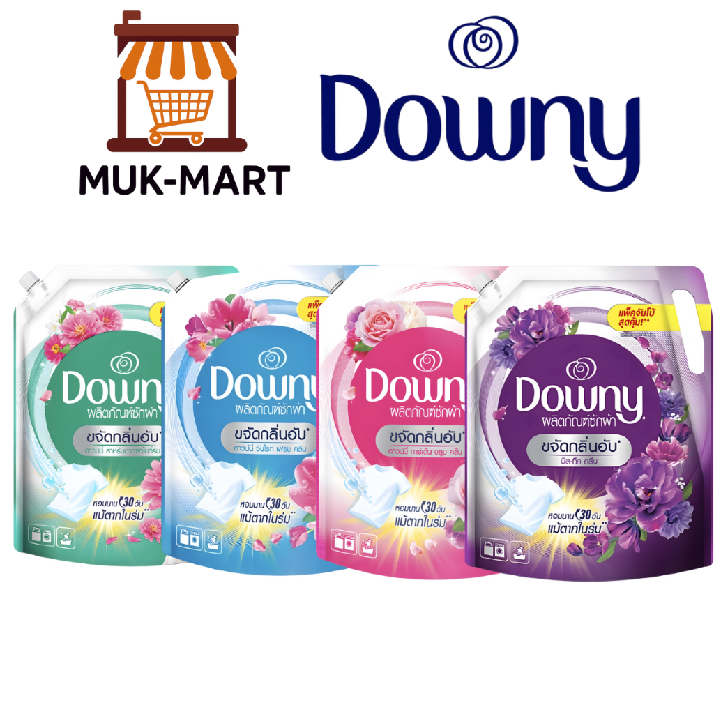 DOWNY น้ำยาซักผ้า 1800 มล. – Indoor Dry, Sunrise Fresh, Garden Bloom, Mystique