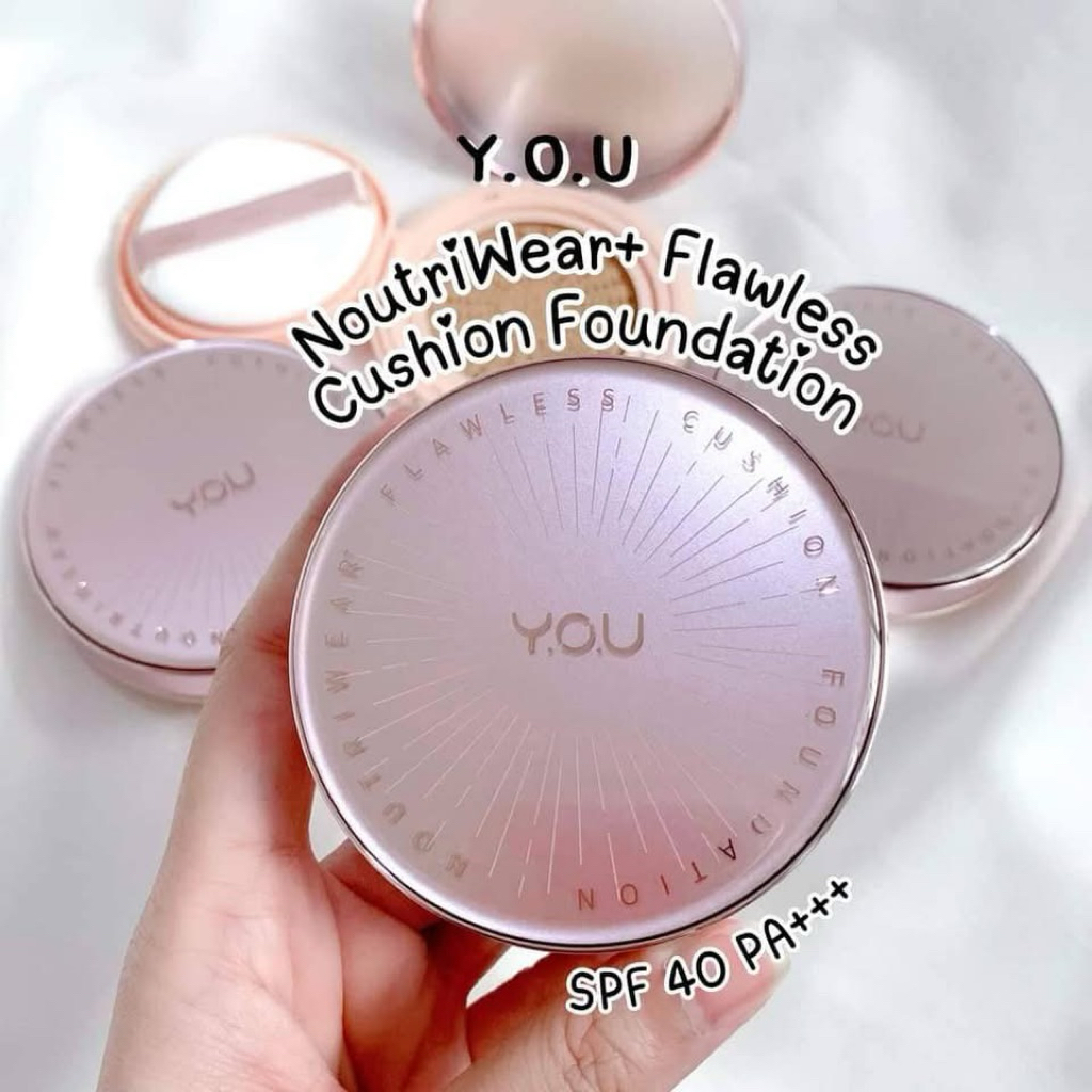 Y.O.U Noutriwear + Flawless Cushion Foundation